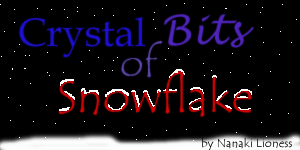 Crystal Bits of Snowflake